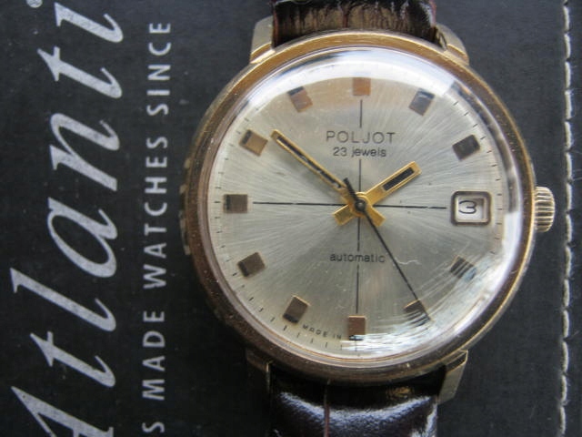 Poljot 23 jewels automatic gold hot sale