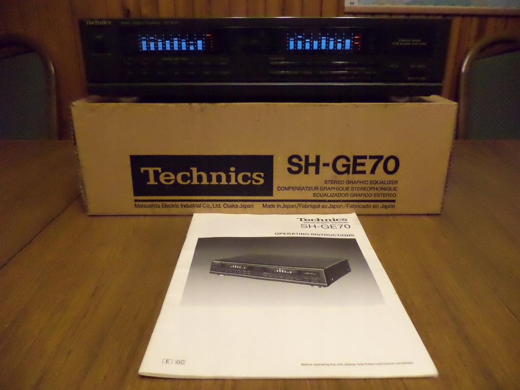 TECHNICS SH-GE70 KOREKTOR STEREO GRAPHIC EQUALIZER
