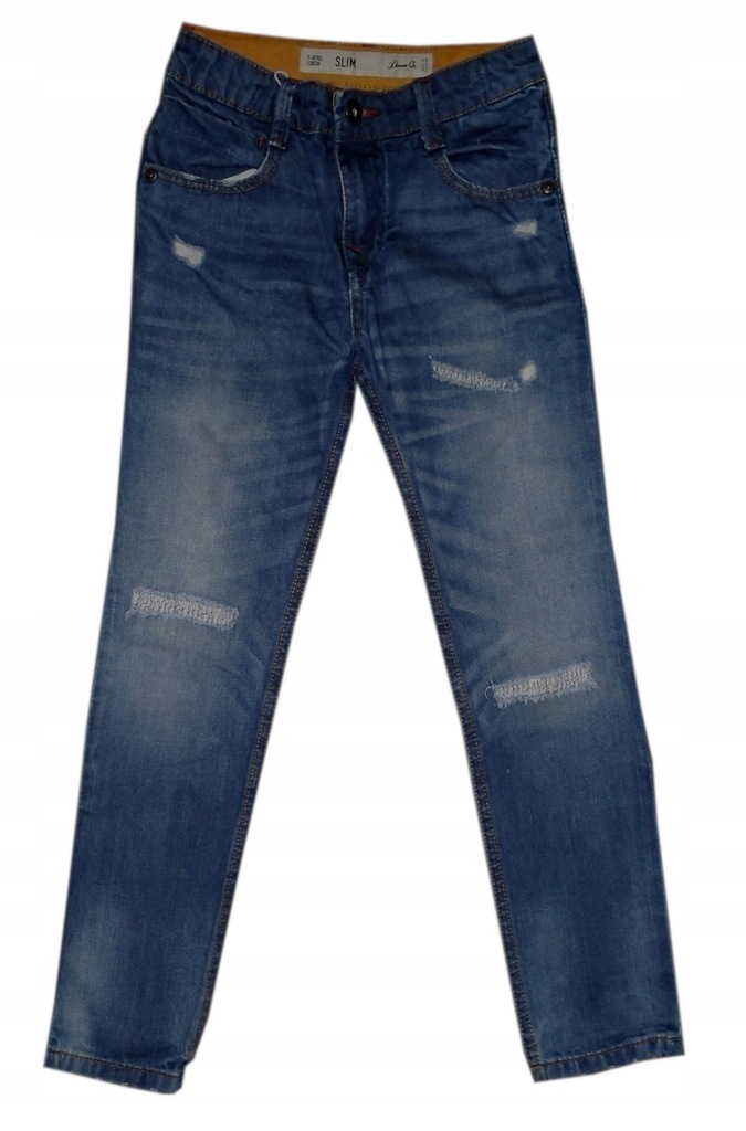 DENIM SPODNIE JEANSOWE roz 7-8 L / 122 - 128 SLIM