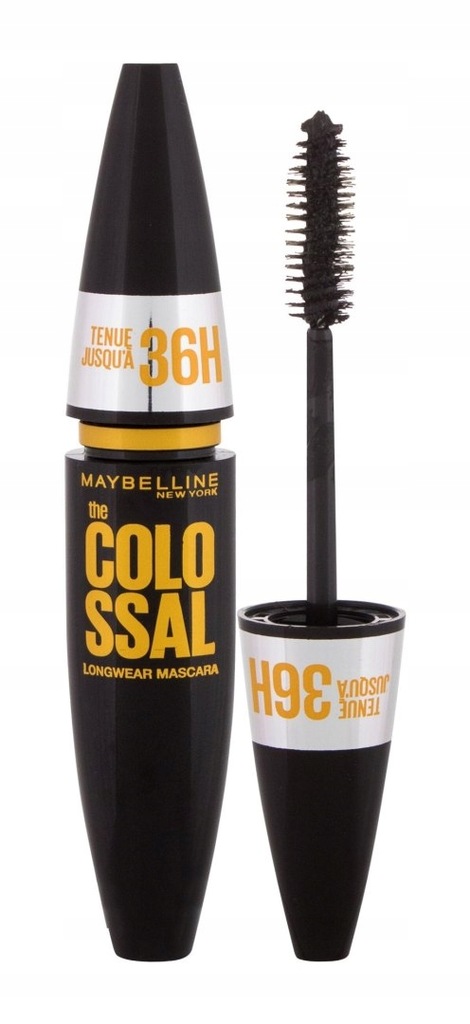 Maybelline 01 Black Longwear The Colossal Tusz do rzęs 10ml (W) (P2)