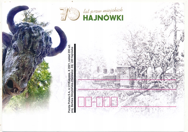 Hajnówka 70 lat praw miejskich kolejka wąskotorowa