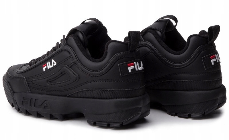 Fila кроссовки черные