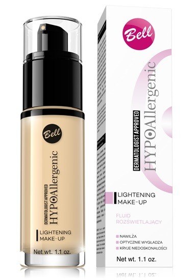 Bell Fluid rozświetlający Lightening 01Light Beige