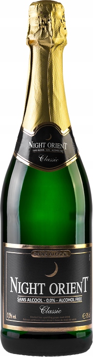 Wino szampan bezalkoholowe wytrawne Night Orient