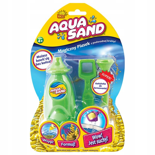 PIASEK KINETYNCZY MAGICZNY AQUA SAND KOLORY COBI