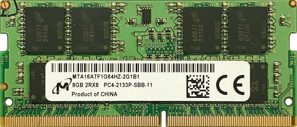 Pamięć RAM SO-DIMM MICRON 8GB PC4-2133P-SBB-11 CL15 MTA16ATF1G64HZ-2G1B1
