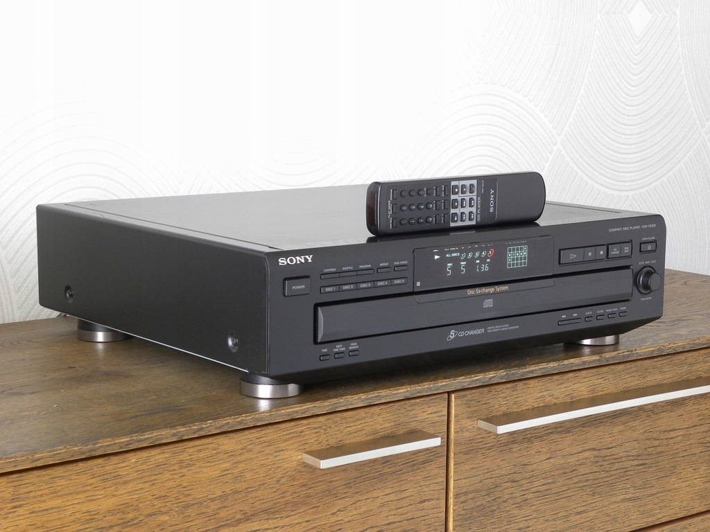 Купить SONY CDP-CE315 - CD-чейнджер на 5 компакт-дисков с дистанционным управлением: отзывы, фото, характеристики в интерне-магазине Aredi.ru