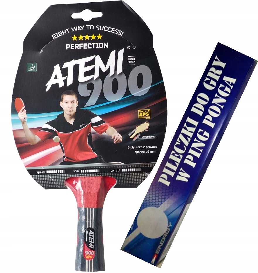 Купить Ракетка для настольного тенниса ATEMI 900 + в подарок: отзывы, фото, характеристики в интерне-магазине Aredi.ru