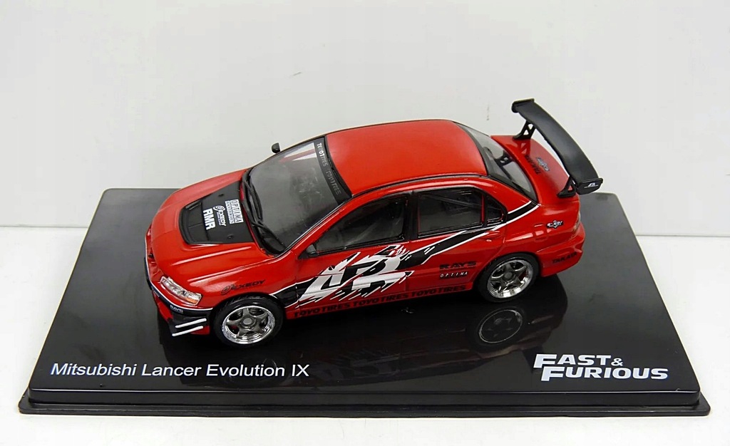 Mitsubishi Lancer Evolution IX szybcy i wściekli Tokio drift 1:43