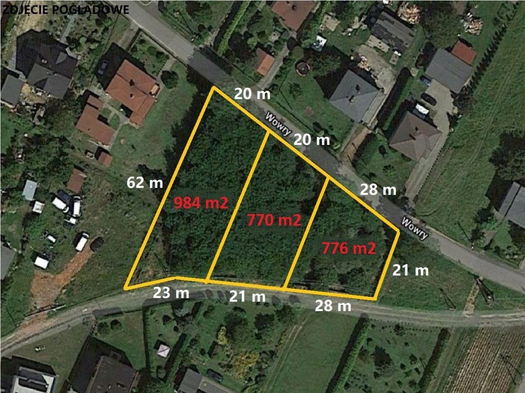 Działka, Rybnik, 770 m²