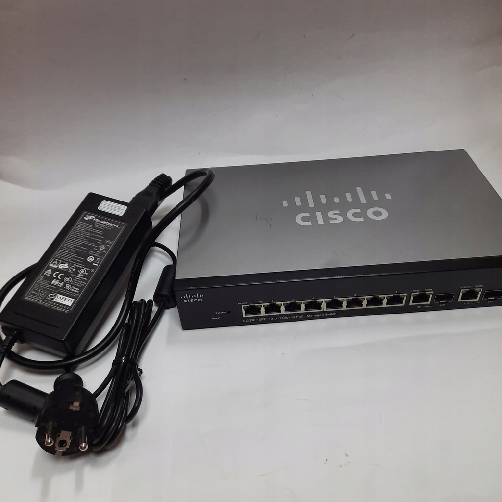 Switch PoE Cisco SG350-10MP-K9-EU