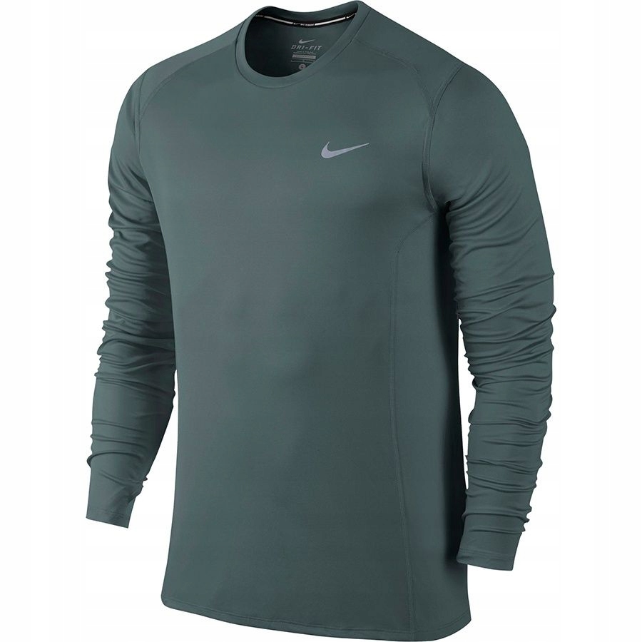 Koszulka Nike DF Miler LS 683570 392 XL zielony