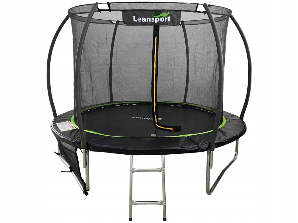 Trampolina LEAN Sport Max 10ft Czarno-Zielona