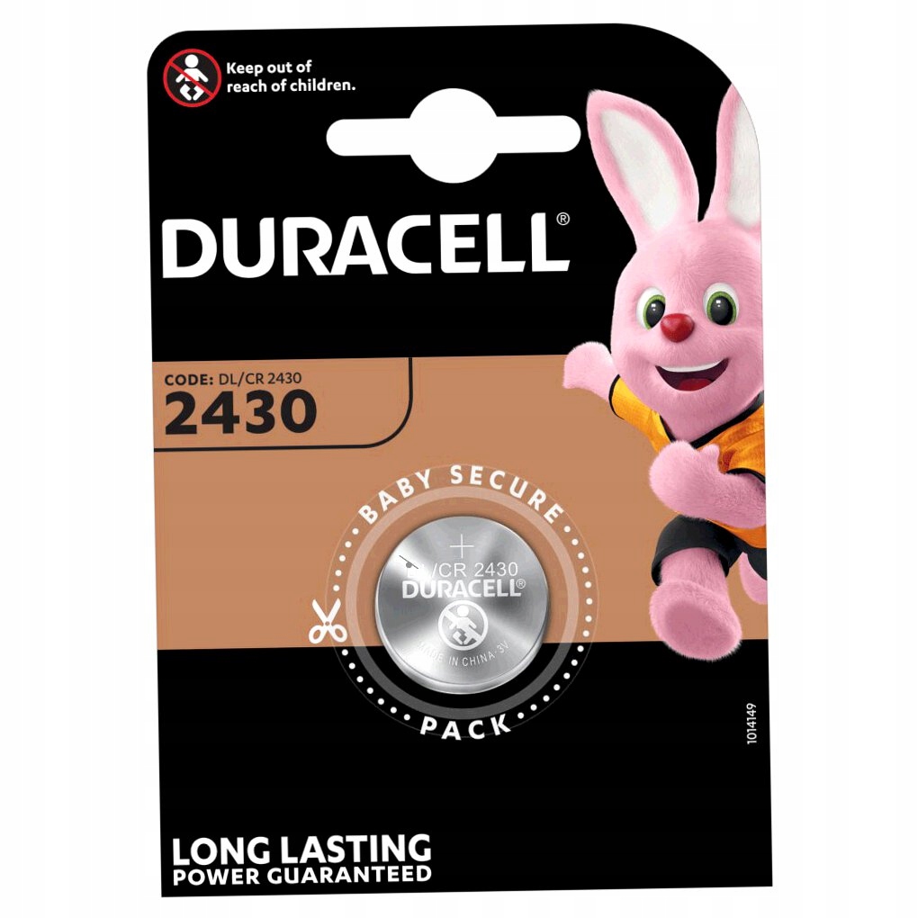 * Bateria litowa Duracell CR2430 DL2430 ECR2430 3V