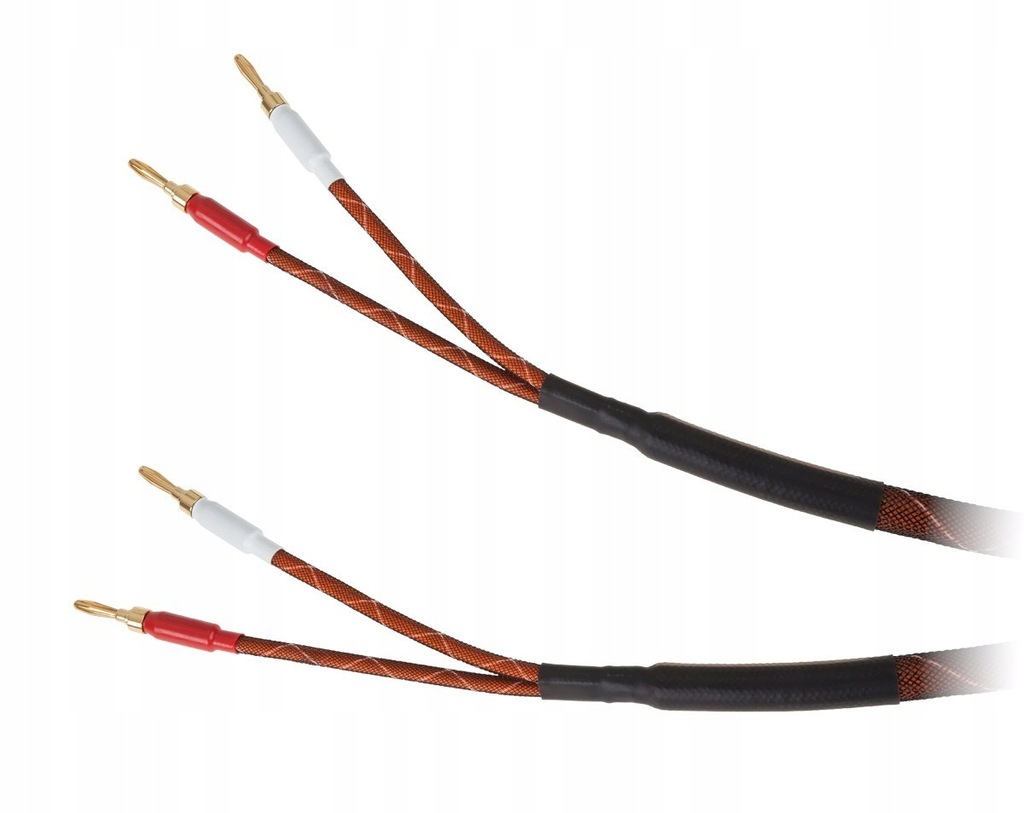 Kabel głośnikowy 3.0m Kruger&Matz (wtyki banan)