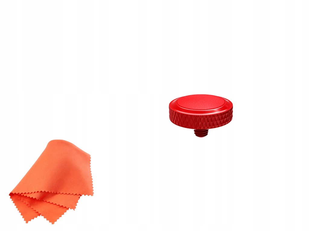 Przycisk spustu migawki Soft Czerwono - Czerwony