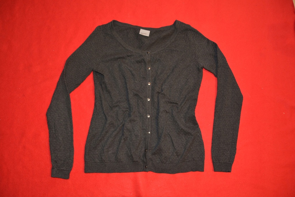 VERO MODA * SWETER SZARY 100% BAWEŁNA JAK NOWY S