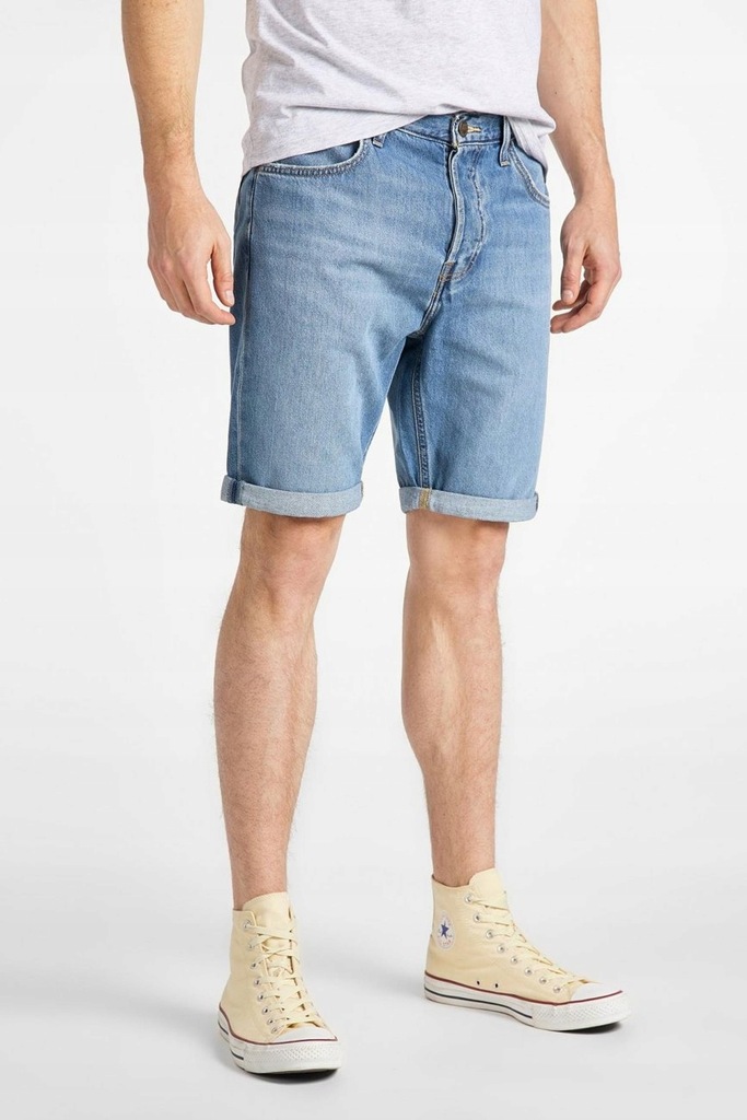 LEE SHORT MĘSKIE SZORTY SPODENKI JEANSOWE W42