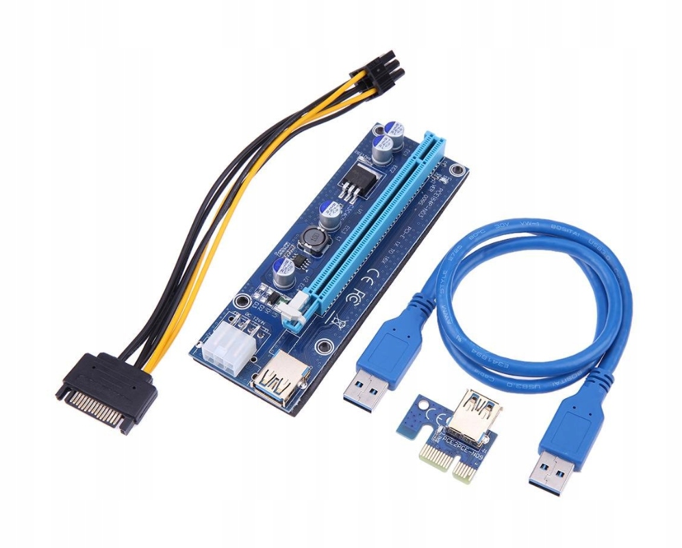 PCI-E USB 3.0 009S KABEL ADAPTERA DO BTC MINER