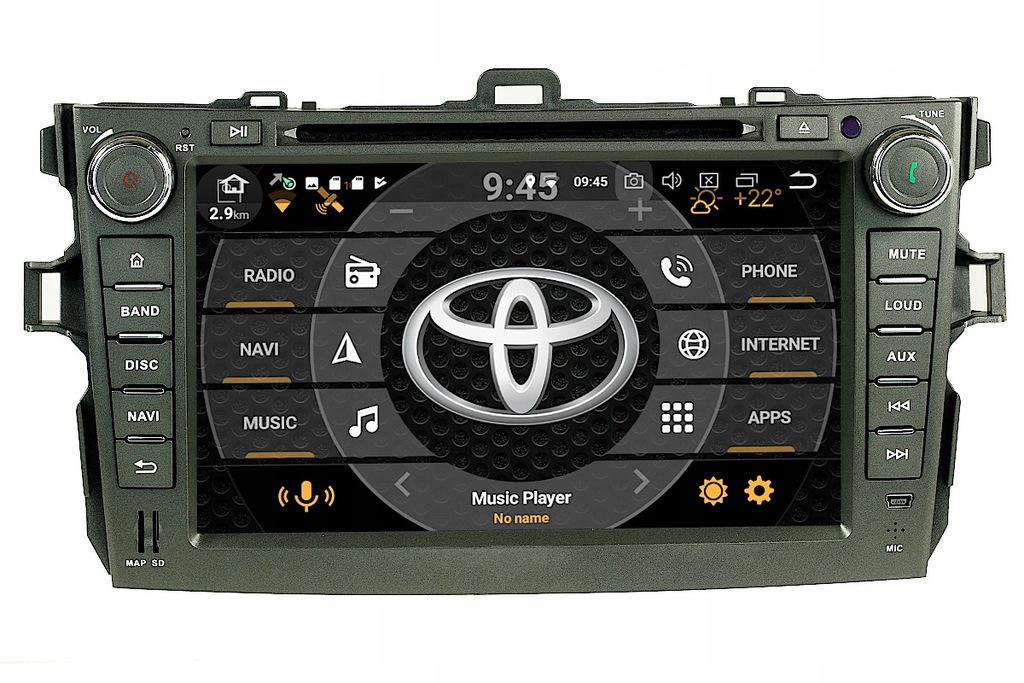 Radio Nawigacja Toyota Corolla E15 Android 8 4Gb - 7701081509 - Oficjalne Archiwum Allegro