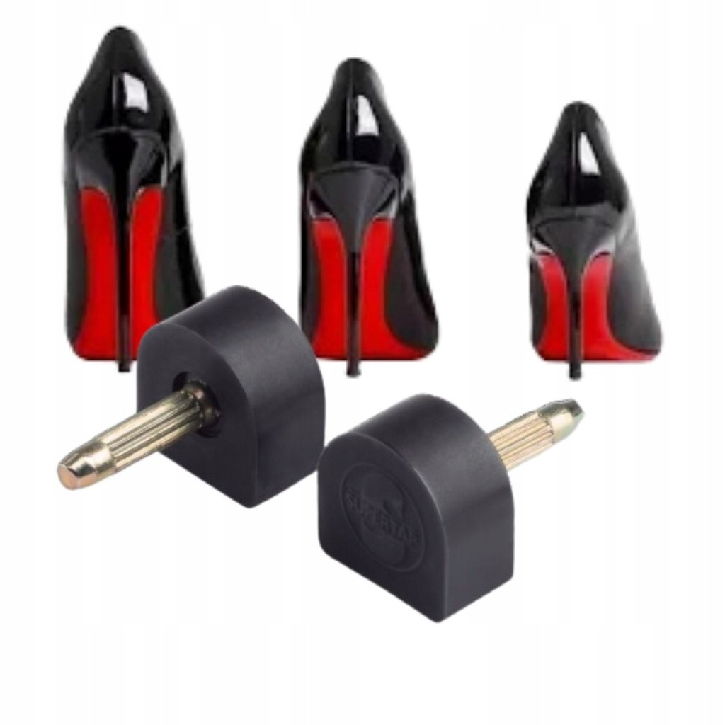 Fleki do butów Fleki do szpilek mocne czarne