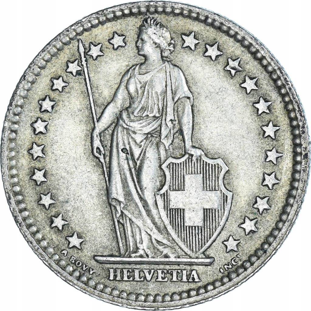 Moneta, Szwajcaria, 2 Francs, 1957