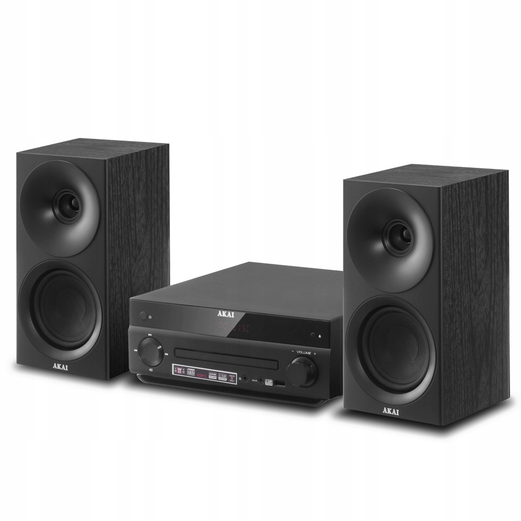 Wieża AKAI AM-301BK + PILOT USB, Bluetooth, 40W