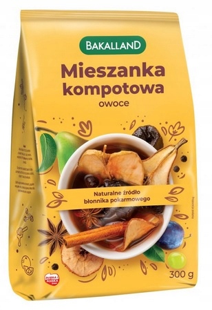 Mieszanka na kompot Mieszanka Kompotowa 300g Suszone owoce Bakalland