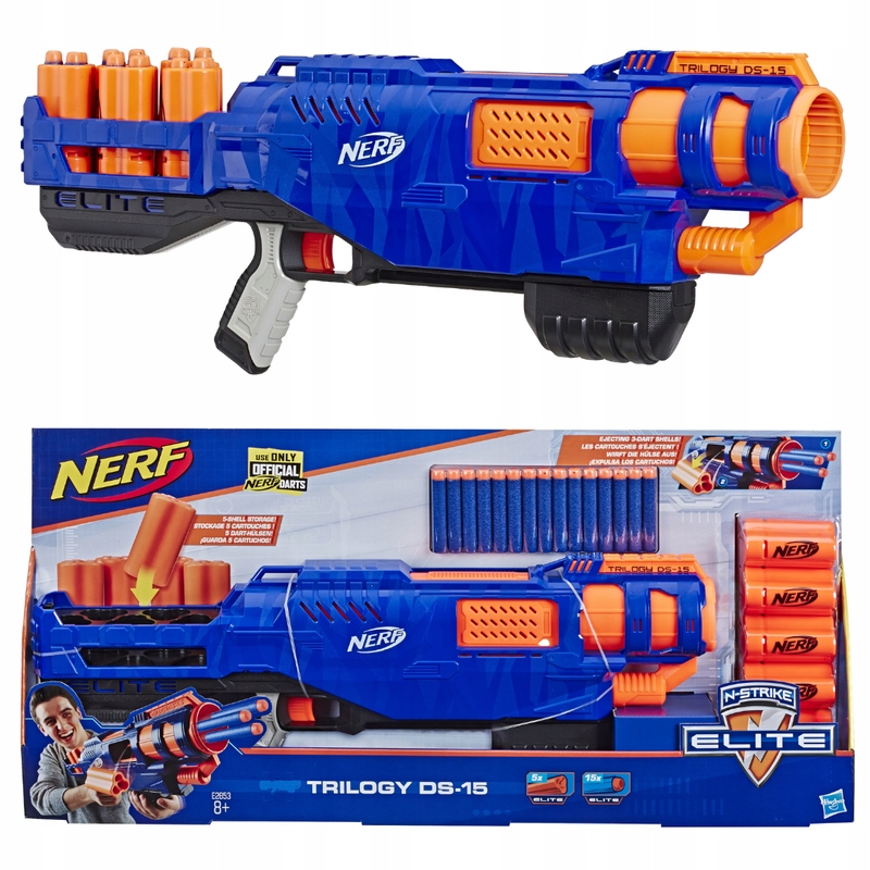 Hasbro Nerf Elite Wyrzutnia Trilogy DS-15