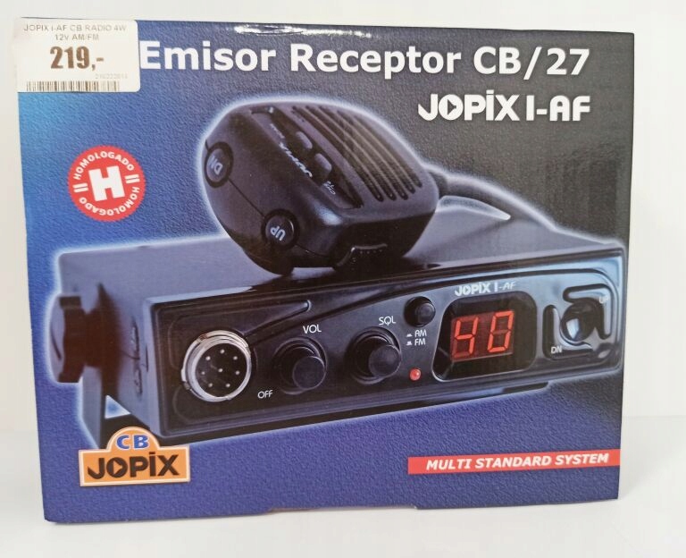 CB RADIO JOPIX I-AF 4W 12V AM/FM