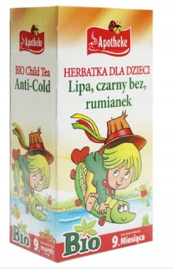 HERBATKA LIPA CZARNY BEZ RUMIANEK 20X1.5G APOTHEKE