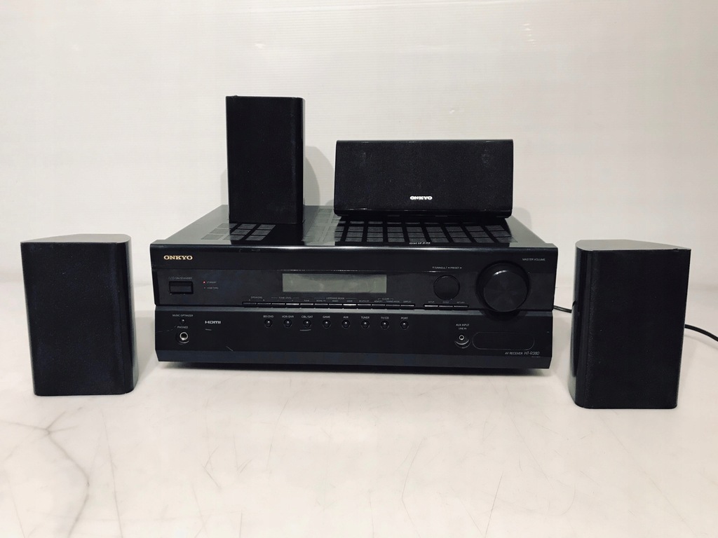 Amplituner ONKYO HTR380 z głośnikami 12857984968 oficjalne