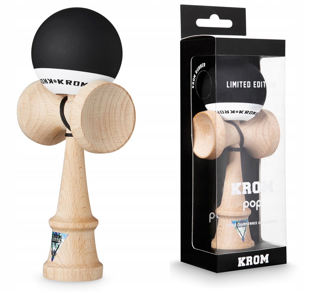 Kendama KROM POP Dark Black czarna