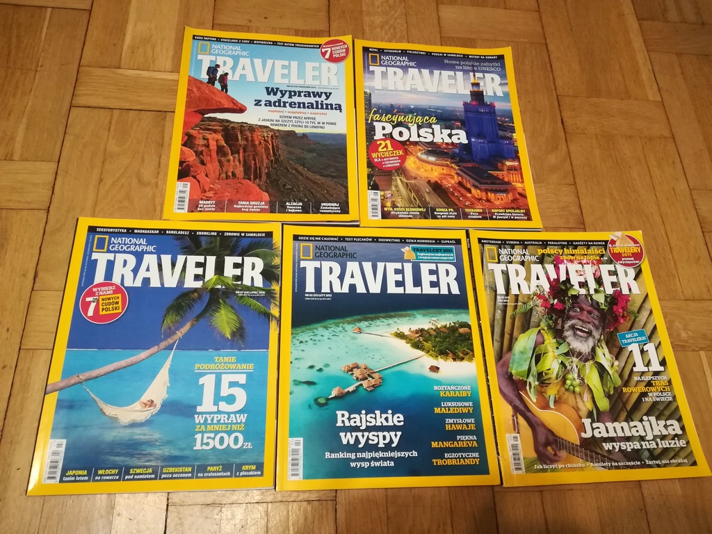 Zestaw Traveler/National Geographic 5 numerów