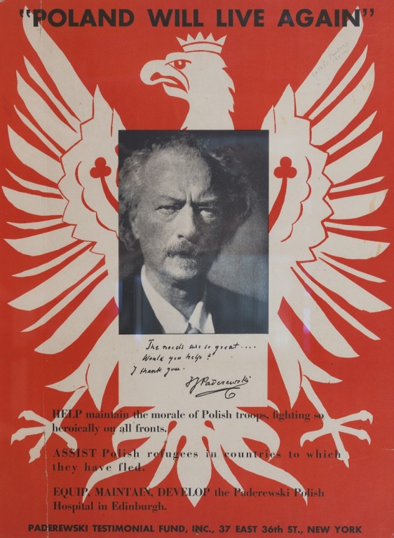 Ignacy Jan Paderewski Grafika agitacyjna.