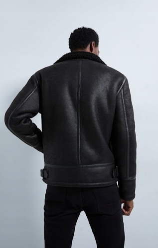 ZARA CZARNA KURTKA MĘSKA ZIMOWA OCIEPLANA L HFD