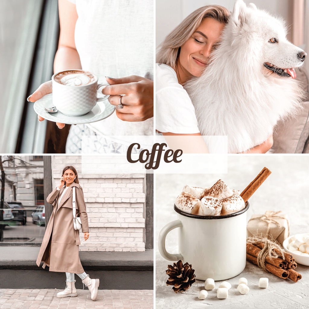 Lightroom Preset COFFEE - kawowe filtry Instagram