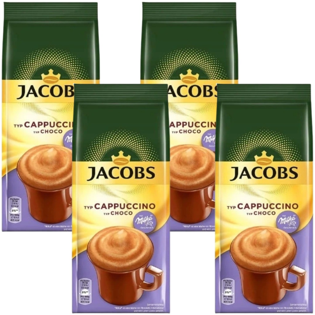 Jacobs Cappuccino Choco Czekolada Milka 4x 500g