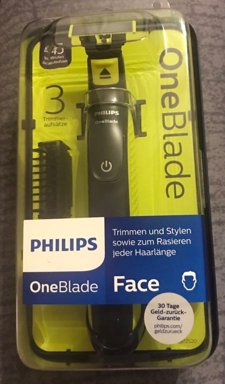 Philips one blade face