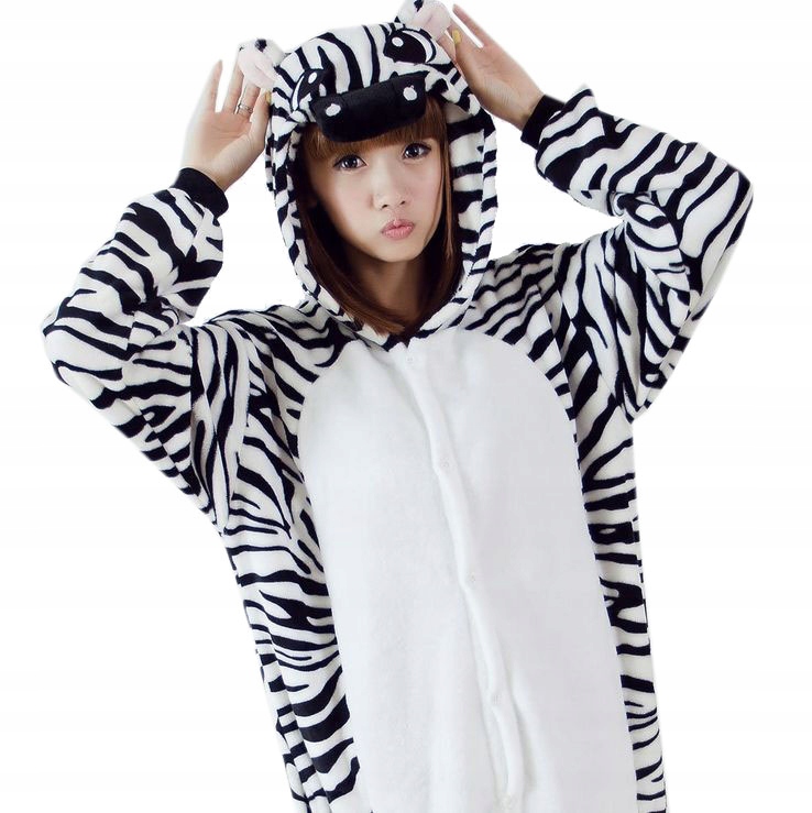 KOMPLET DRESOWY ONESIE ZEBRA W PASKI r. S 36