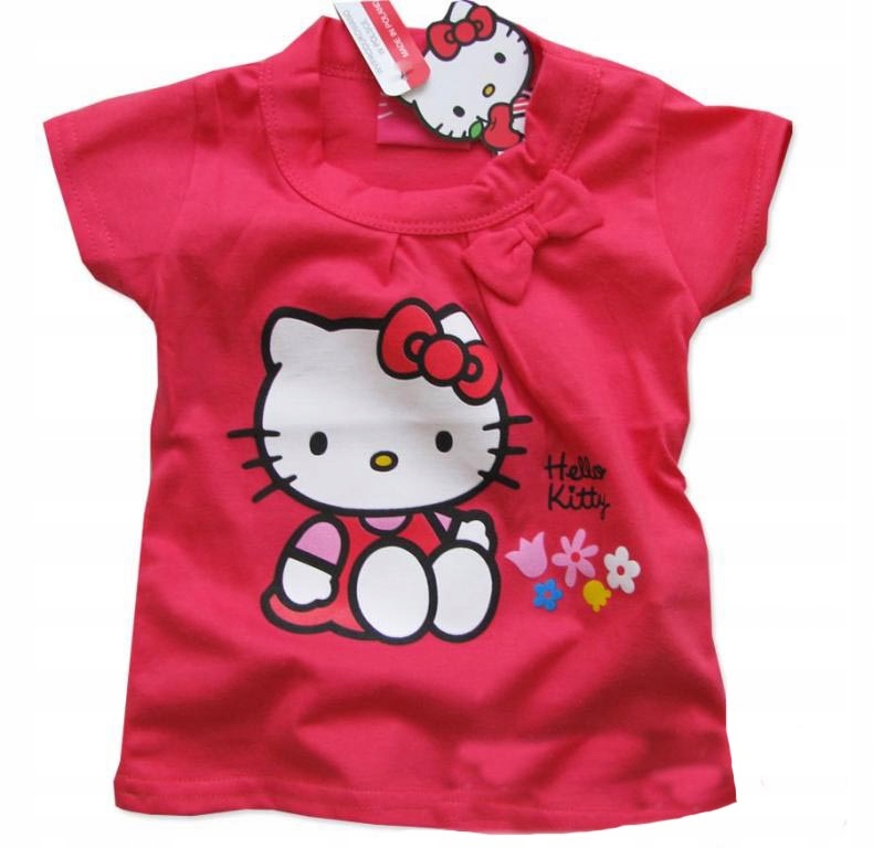 62cm Bluzeczka Hello Kitty z kokardką amarant N