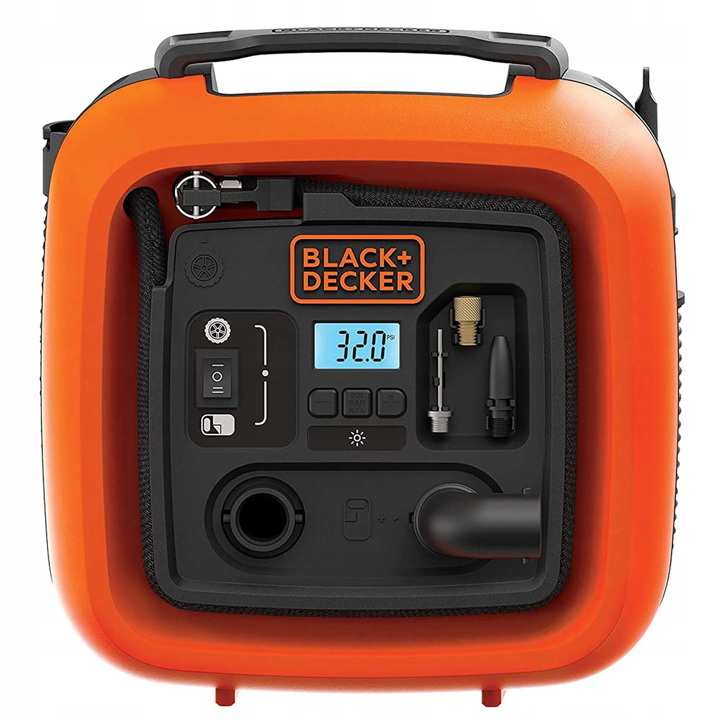 Kompresor Black+Decker ASI400 11 bar 12V 160PSI