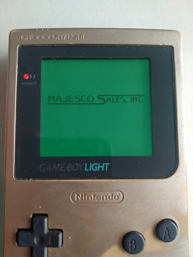 Game Boy Light złoty oryginalny i sprawny