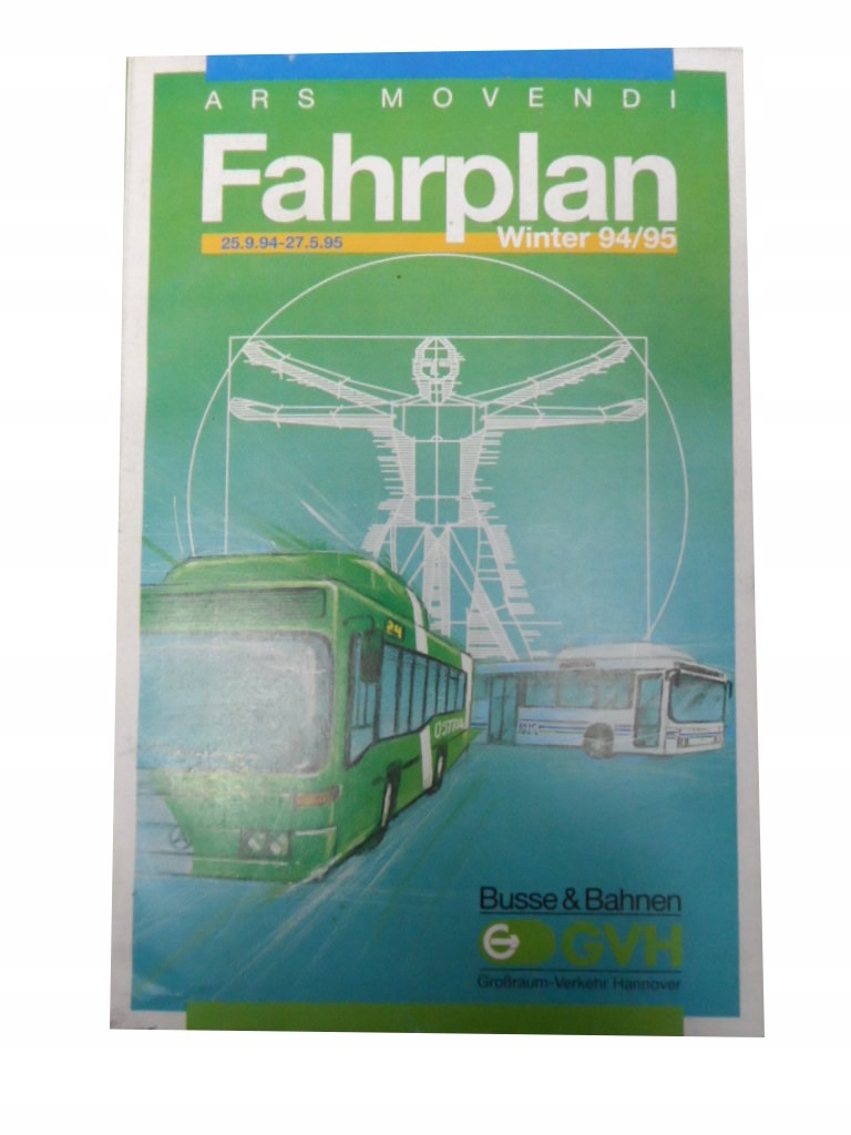 Fahrplan Winter 94/95 rozkład jazdy