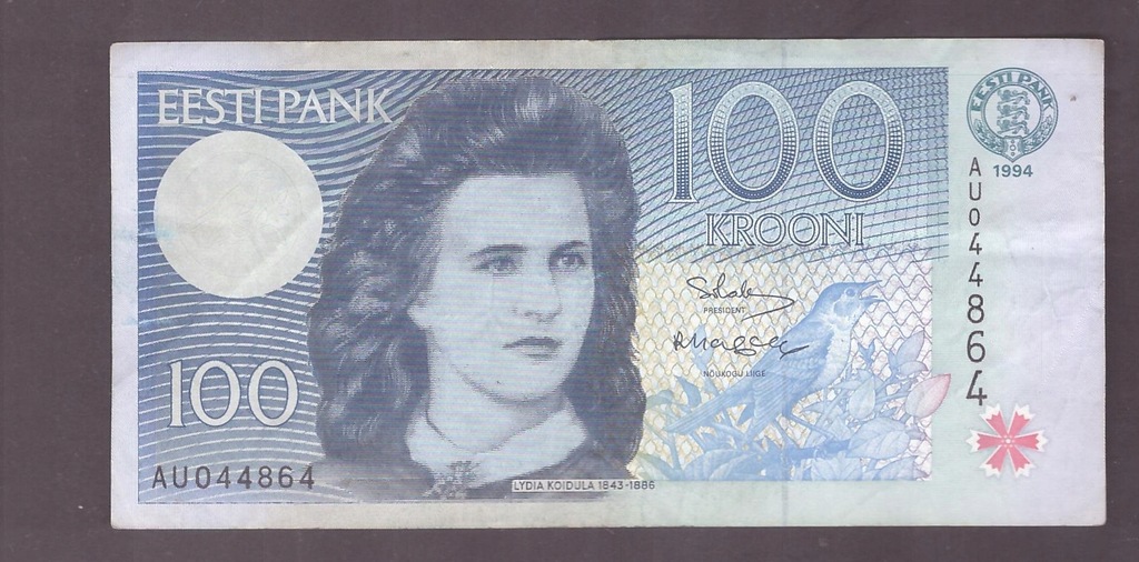 Estonia - banknot - 100 Koron 1994 rok