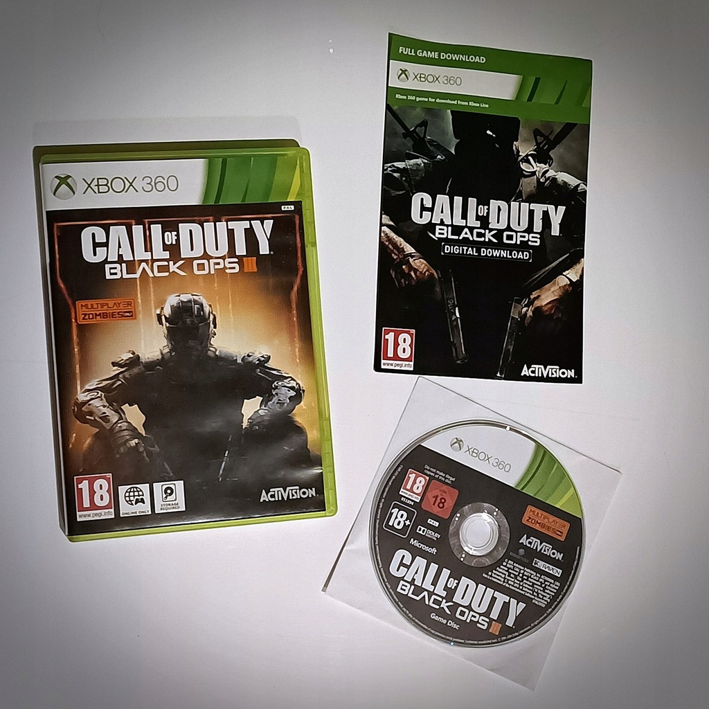 Call of Duty Black Ops III 3 Xbox 360 STAN IDEALNY ANGIELSKA