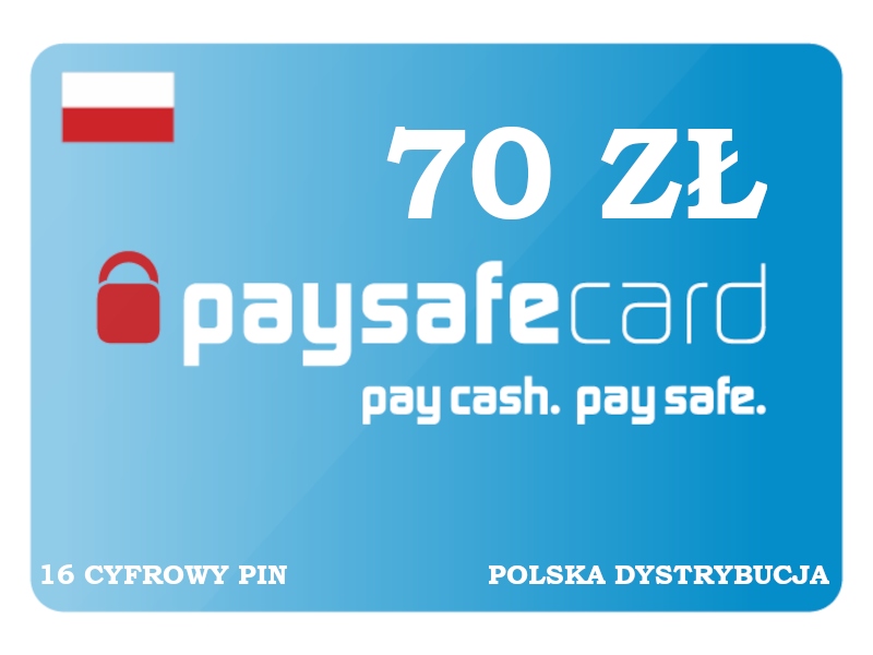 Paysafecard 70 zł (50+20)