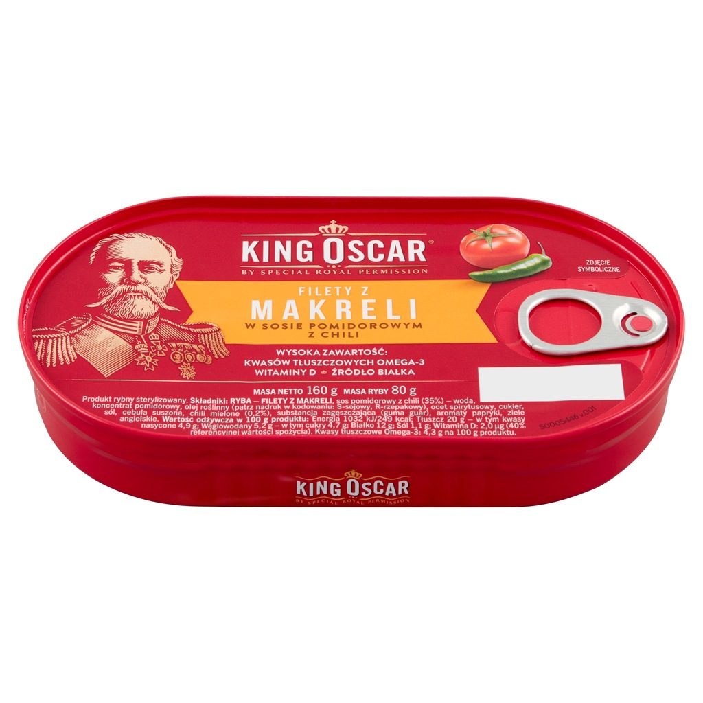 King Oscar Filet z Makreli w Sos Pom z Chilli 160g