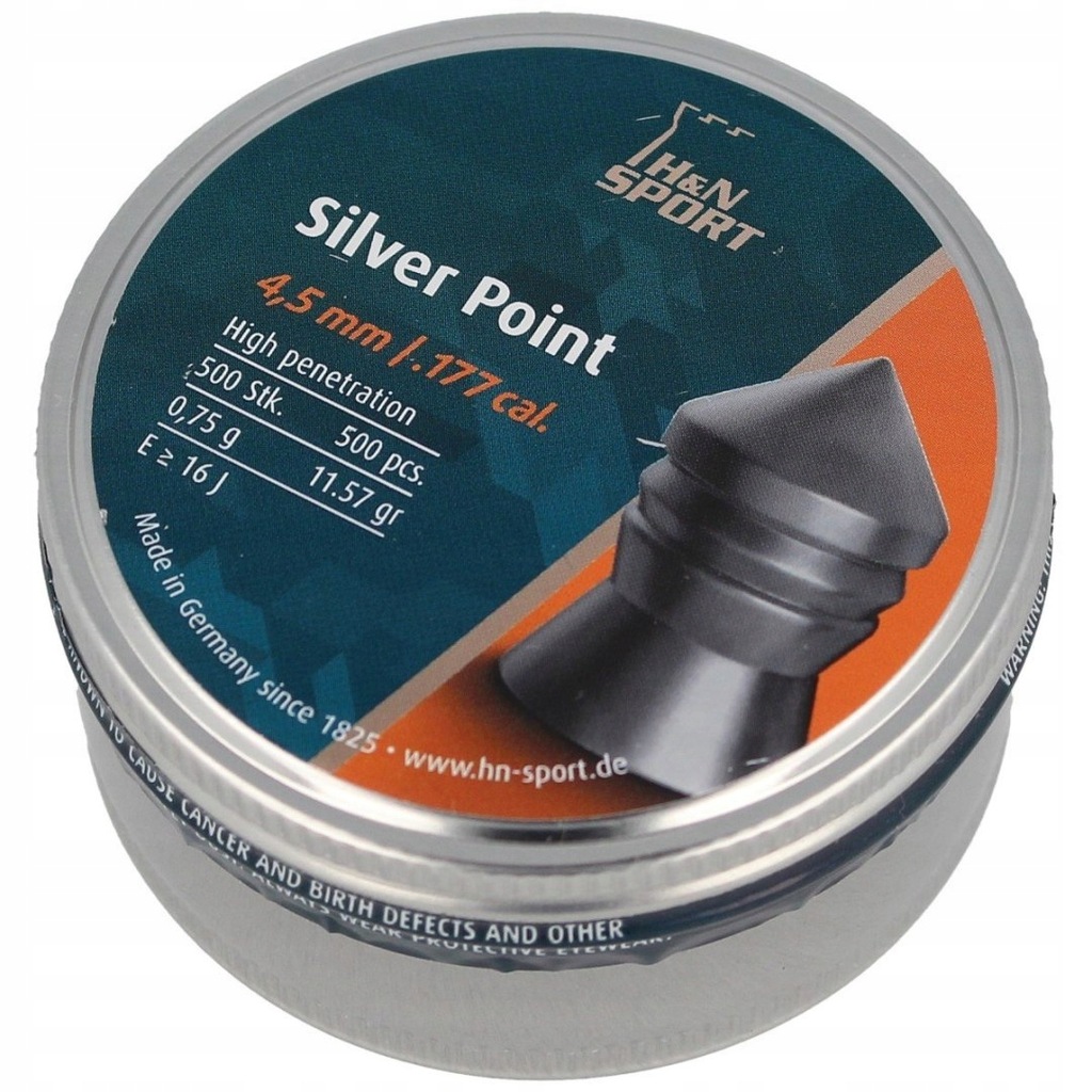 Śrut H&N Silver Point 4.5mm 500szt (9234450000