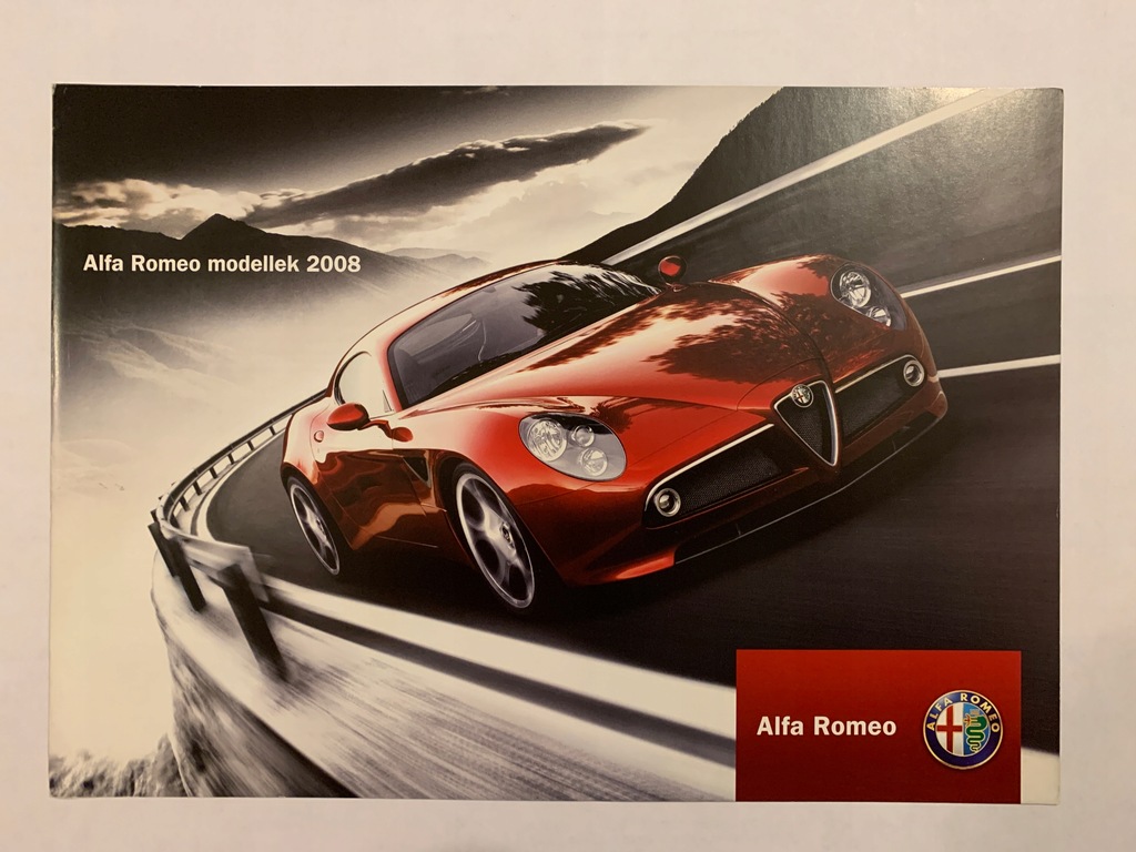 Prospekt Alfa Romeo 8C 147 159 Brera Spider GT